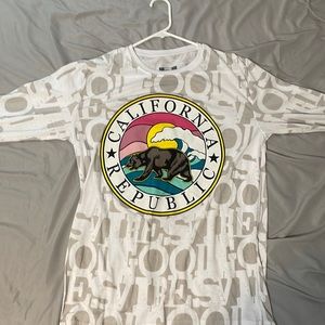 Long sleeve tee, California Republic Hustle logo